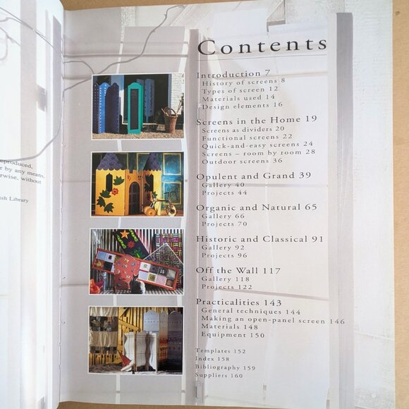 Screen Works: Practical and Inspirational Ideas for Making and Using Screens HC - Picture 3 of 6